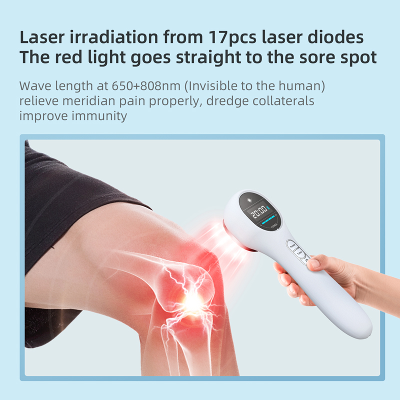 FZZMAX LD168 Cold Laser Therapy Device - 808nm & 650nm LLLT for Pain Relief - Image 2