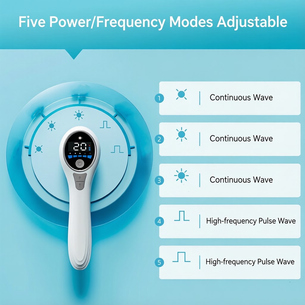 FZZMAX LD178 Cold Laser Therapy Device - 808nm & 650nm LLLT, High Power with Pulse Mode - Image 3