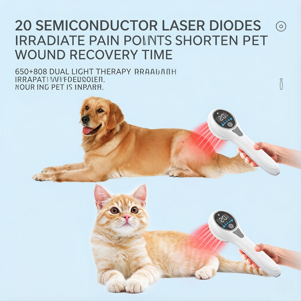 FZZMAX LD178 Cold Laser Therapy Device - 808nm & 650nm LLLT, High Power with Pulse Mode - Image 6