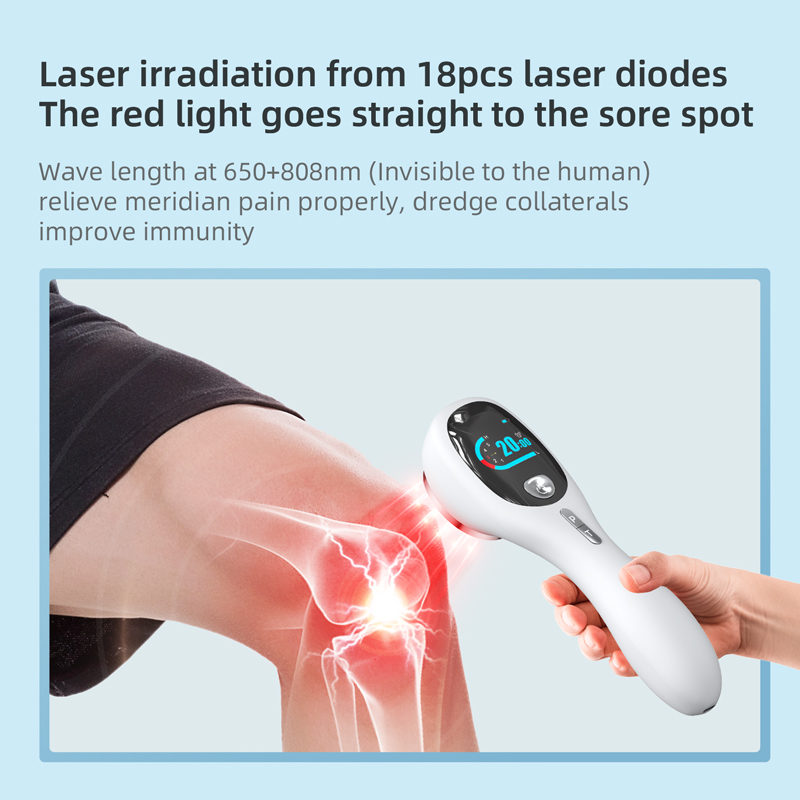 FZZMAX LD268 Cold Laser Therapy Device - 808nm & 650nm LLLT for Pain Relief - Image 3